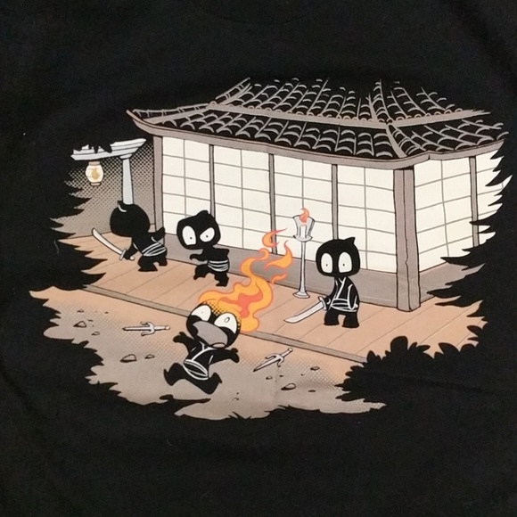 American Apparel Other - [American Apparel] Stealthy Flaming Burning Ninja